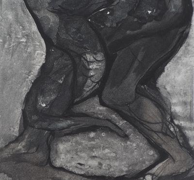 Auguste RODIN : Transmutation de l’homme et du reptile, Gravure 2