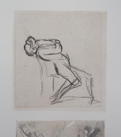Auguste RODIN : Trois dessins, Gravure 2
