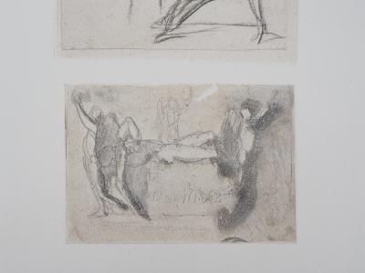 Auguste RODIN : Trois dessins, Gravure 2