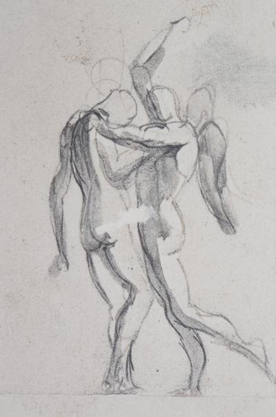 Auguste RODIN : Ugolin et l’Ange, Gravure 2