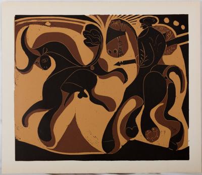 Pablo Picasso: Picador di fronte al toro (Dopo la lica), Linoleografia 2