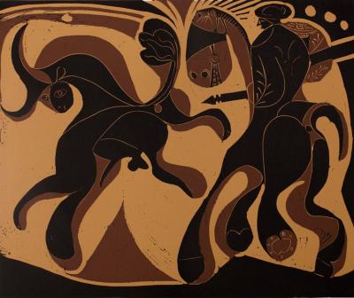 Pablo Picasso: Picador di fronte al toro (Dopo la lica), Linoleografia 2