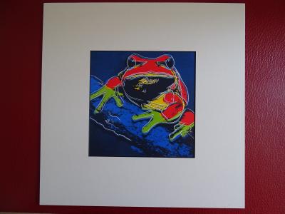 Andy Warhol - Frog , from Endangered Species -  1987, serigrahy 2