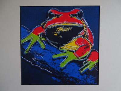Andy Warhol - Frog , from Endangered Species -  1987, serigrahy 2