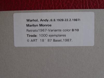 Andy Warhol- Marilyn 1987- Full color Serigraphy 2