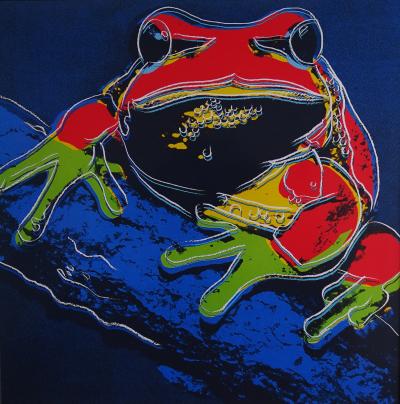 Andy Warhol - Frog , from Endangered Species -  1987, serigrahy 2