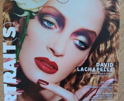 David LaChapelle x Uma Thurman - Affiche originale d’exposition (signé par l’artiste) - Vichy - 2026 2