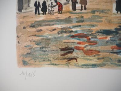 Yves BRAYER : Souzdal, La place, Lithographie originale signée 2