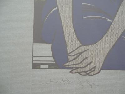 Roy Lichtenstein (d’après) - Fille, lithographie de 1987 2