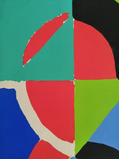 Sonia DELAUNAY, gouache, pochoir revue XXe siècle, 1956 2