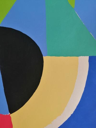 Sonia DELAUNAY, gouache, pochoir revue XXe siècle, 1956 2