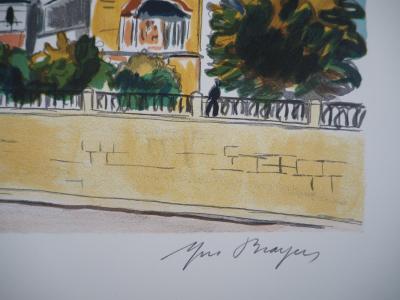 Yves BRAYER : La Basilique de Basile le Bienheureux, Lithographie originale signée 2