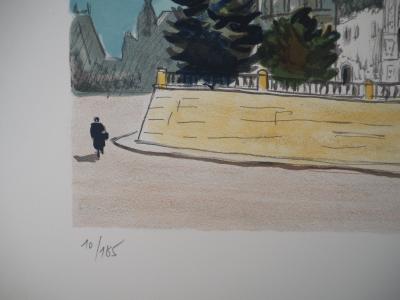 Yves BRAYER : La Basilique de Basile le Bienheureux, Lithographie originale signée 2
