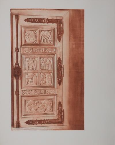 Henry CLEWS : Les portes monumentales II (sépia), Gravure 2