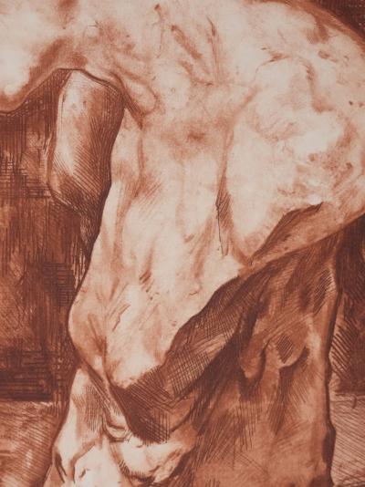 Henry CLEWS : Edgar Allan Poe (sépia), Gravure 2