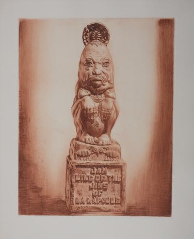 Henry CLEWS : Jan, Roi des Djinns (sépia), Gravure 2