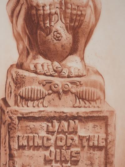 Henry CLEWS : Jan, Roi des Djinns (sépia), Gravure 2