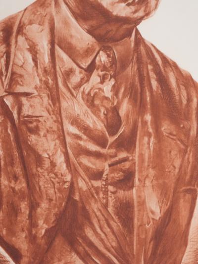 Henry CLEWS : Le maire de Mandelieu (sépia), Gravure 2