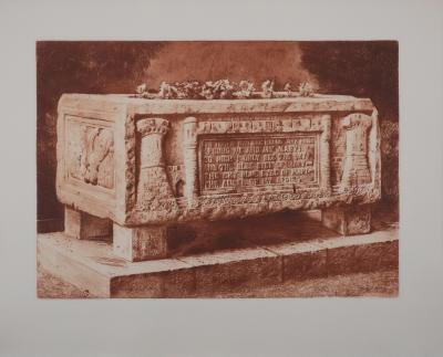 Henry CLEWS : Bain romain Marie (sépia), Gravure 2