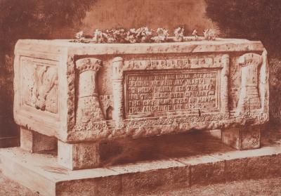 Henry CLEWS : Bain romain Marie (sépia), Gravure 2