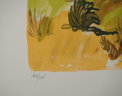 Yves BRAYER : Eglise orthodoxe en Russie, Lithographie originale signée 2