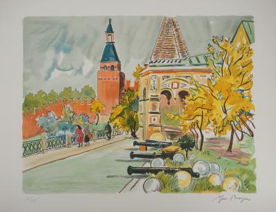 Yves Brayer: Russian Architecture, Original signed lithograph 2