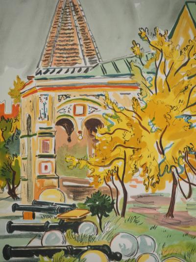 Yves Brayer: Russian Architecture, Original signed lithograph 2
