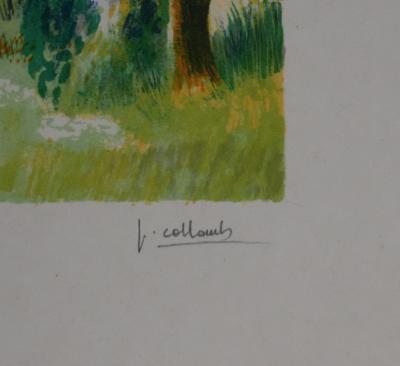 Paul COLLOMB : Chemin en été, Lithographie originale signée 2