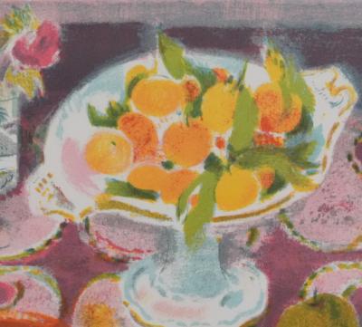Paul COLLOMB: The Indian Tablecloth, Original signed lithograph 2