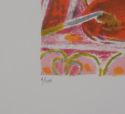 Paul COLLOMB: The Indian Tablecloth, Original signed lithograph 2