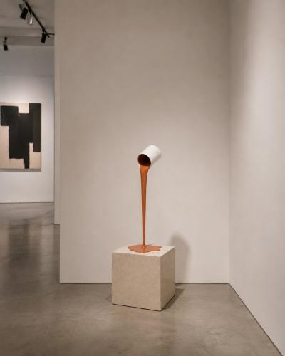 Yannick Bouillault - Pur Ochre - Résine et Acier 2