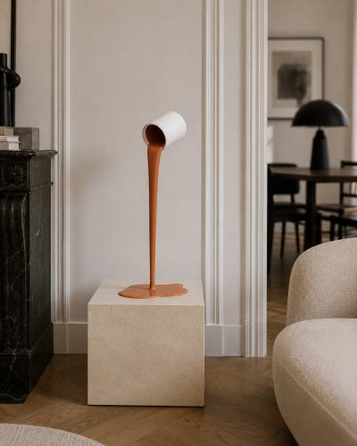 Yannick Bouillault - Pur Ochre - Résine et Acier 2