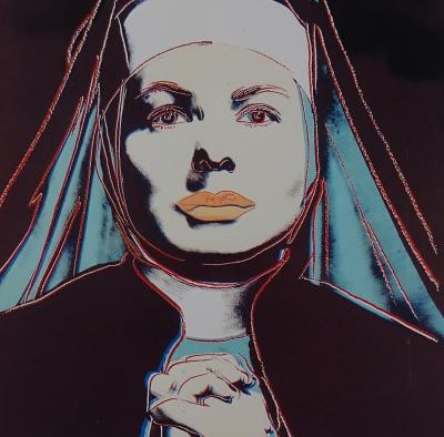 Andy WARHOL (after) - Portrait of Ingrid Bergman -  1987, serigrahy 2