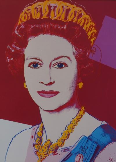 Andy Warhol - Queen Elizabeth II of the United Kingdom, 1987 - Serigrahy 2