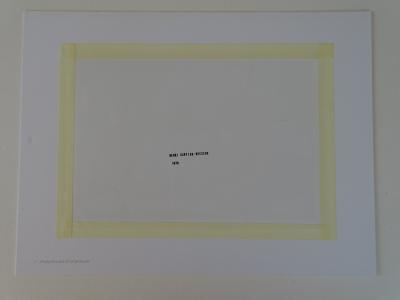 Henri Cartier-Bresson - Avenue du Maine, Paris - Photolithographie 2