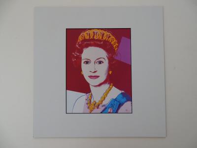 Andy Warhol - Queen Elizabeth II of the United Kingdom, 1987 - Serigrahy 2
