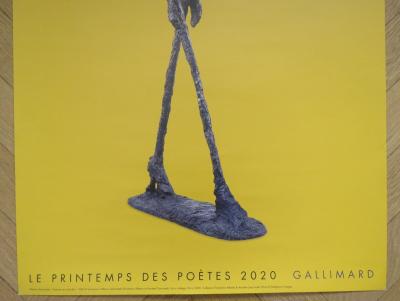 Alberto Giacometti - Affiche originale - Le printemps des poètes - 2020 2