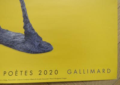 Alberto Giacometti - Affiche originale - Le printemps des poètes - 2020 2
