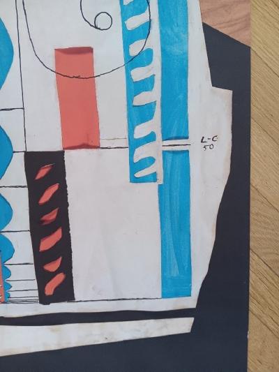 Le Corbusier - Affiche originale d’exposition - Le Modulor - Centre Pompidou - Paris - 2015 2