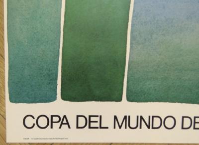 Jean Michel FOLON - Affiche originale en lithographie- Coupe du Monde de Football Espagne - 1982 2