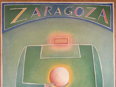 Jean Michel FOLON - Affiche originale en lithographie- Coupe du Monde de Football Espagne - 1982 2
