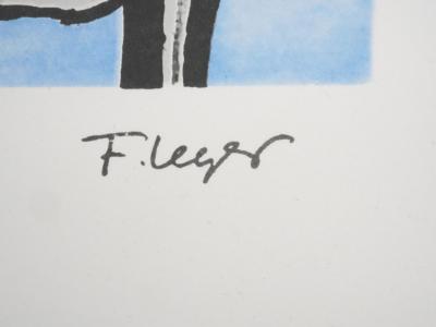 Fernand LEGER : Les constructeurs saluant, Lithographie signée 2