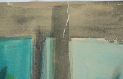Marcel MOULY - Vue sur le port - Gouache originale signée 2