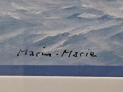 Marin MARIE - Quatre-Mâts et Cotre Norvégien naviguant sur une mer houleuse 2