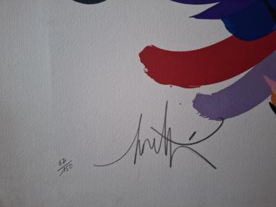 Raymond MORETTI - Composition, Lithographie en couleurs 2
