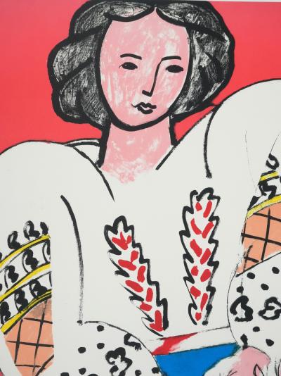 Henri MATISSE : La blouse roumaine, Lithographie signée 2