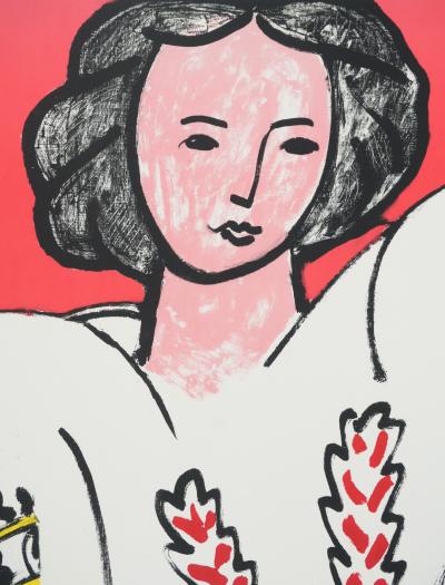 Henri MATISSE : La blouse roumaine, Lithographie signée 2