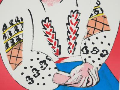 Henri MATISSE : La blouse roumaine, Lithographie signée 2