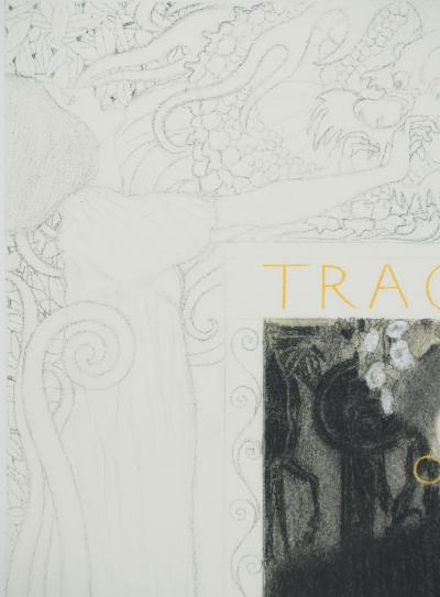 Gustav KLIMT : Tragédie, Lithographie signée 2