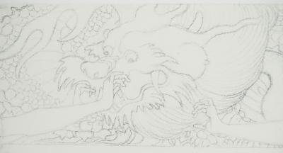 Gustav KLIMT : Tragédie, Lithographie signée 2